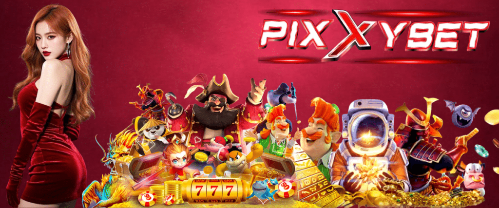 "Pixxybet official slot website layout showcasing high win rate games and instant auto-withdrawal system."